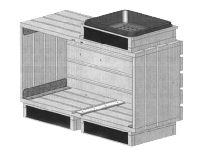 Wood Crate Display