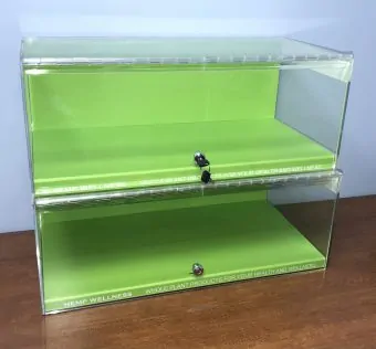 Two Tier Acrylic Box with Lock, 24
