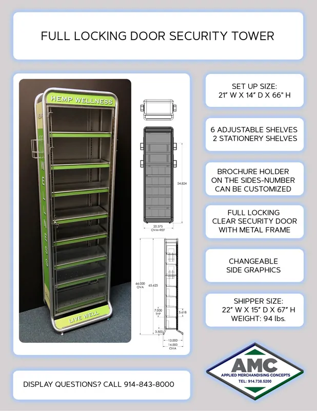 Tower: Full Locking-Door Security Tower